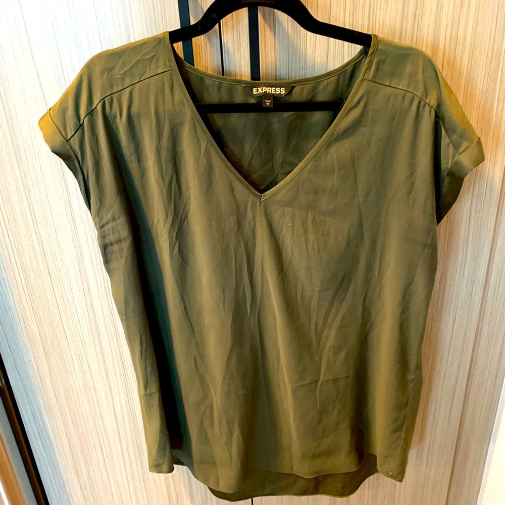 Express - Green Shirt
